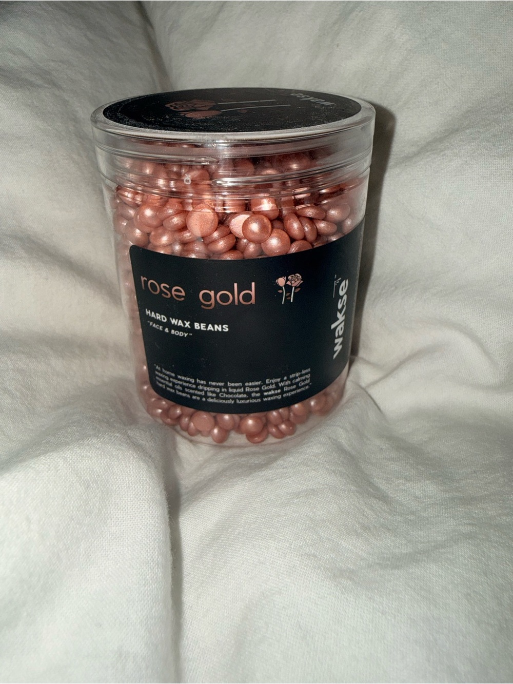 Wake'se Rose Gold Hard Wax Beans